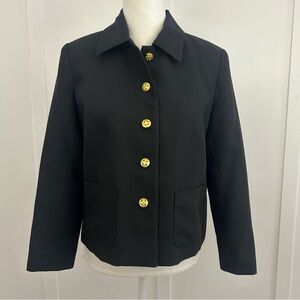 Drapers & Damons womens blazer wool blend career wear size 8p